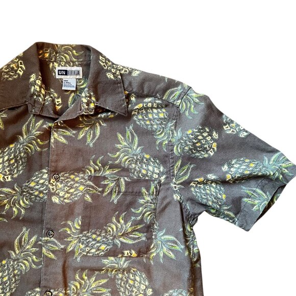 Vintage Pineapple Button Up Single Stitch Tee Shirt S - Picture 2 of 6